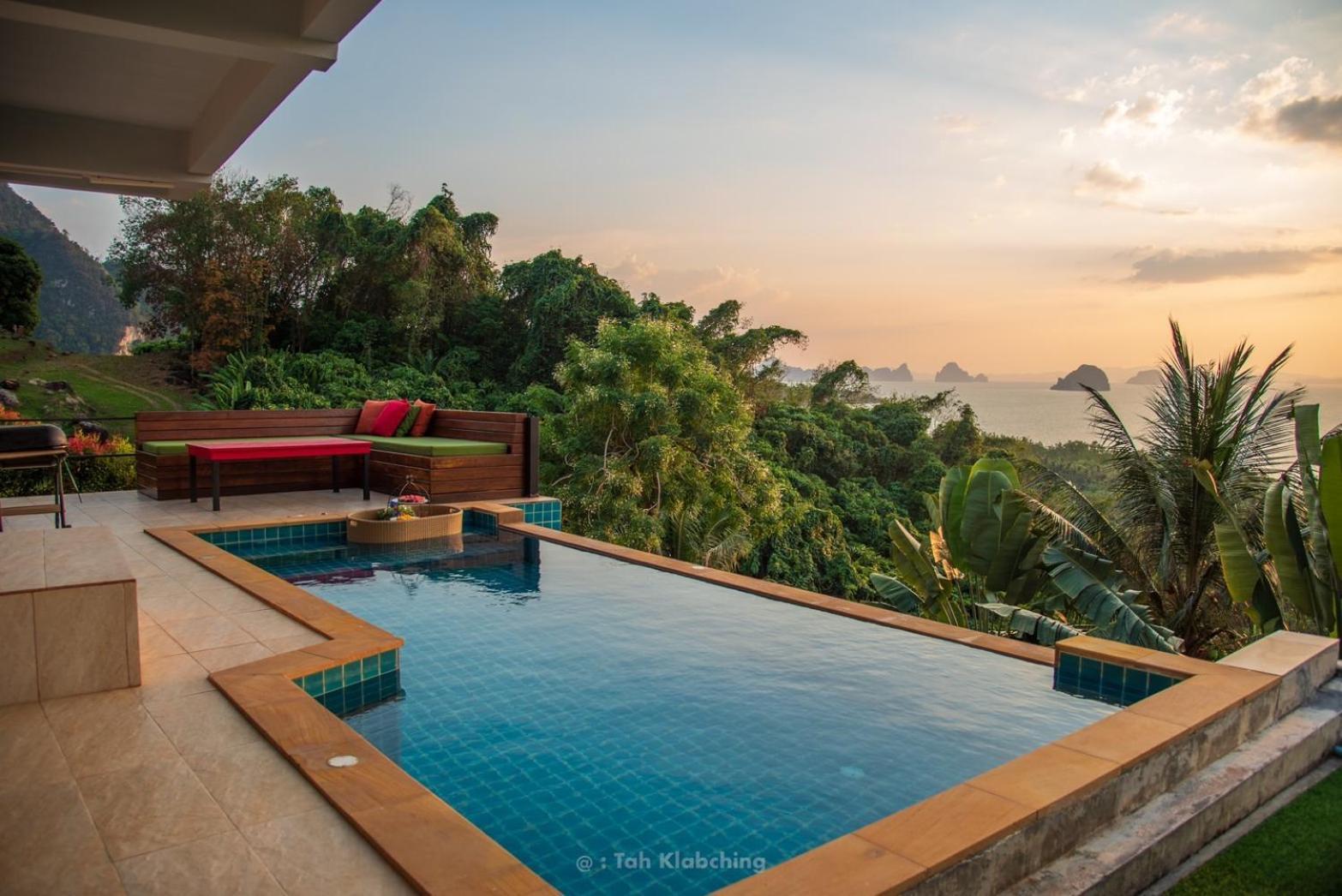 เขาทองพูลวิลล่ากระบี่ Khaotong Pool Villa Krabi Ban Nai Sa ภายนอก รูปภาพ